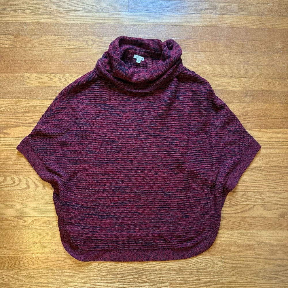 Merona Red Cowl Turtleneck Sweater